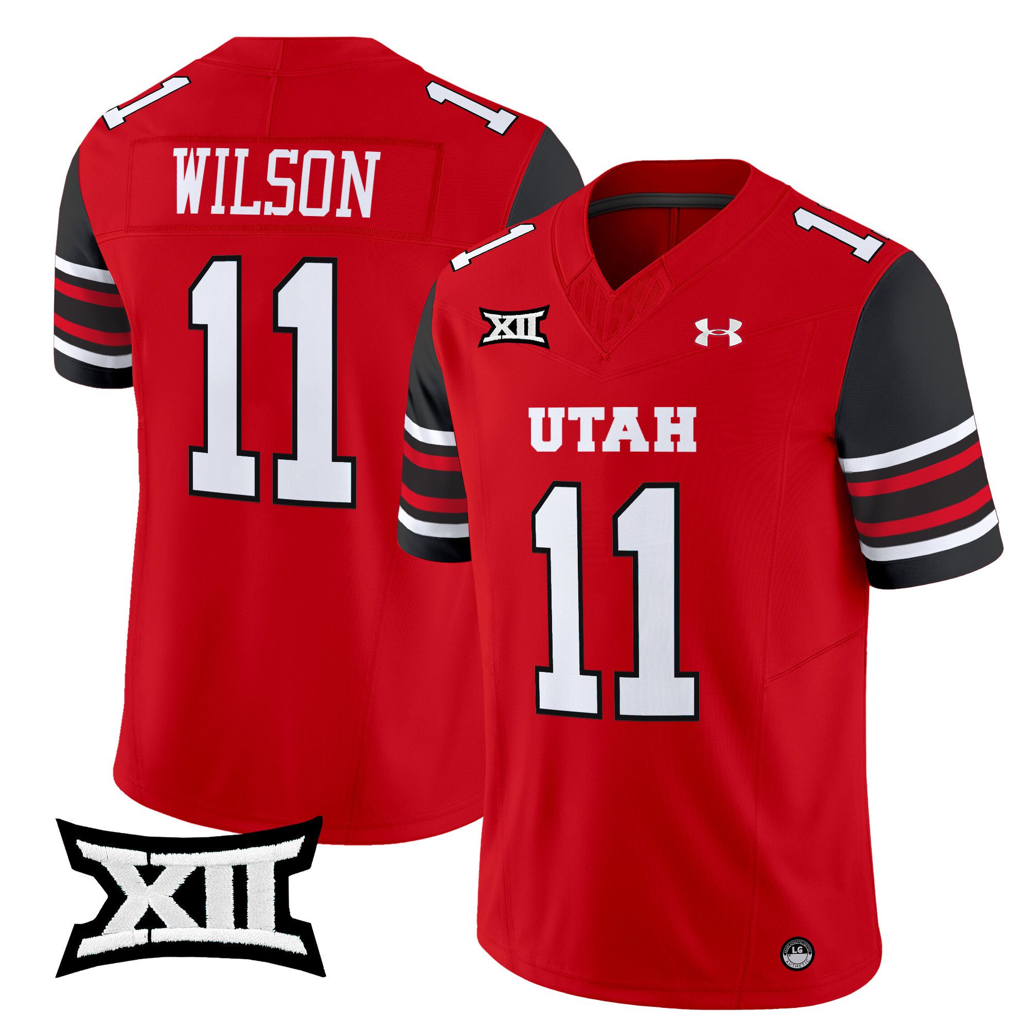 Men Utah Utes 11 Wilson Red 2024 Vapor Limited NCAA Jersey